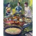 “Picnic in the Forest” – Original Ukrainian Painting by Marina Stognieva